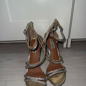 Steve Madden Gold Strappy Women's Heels